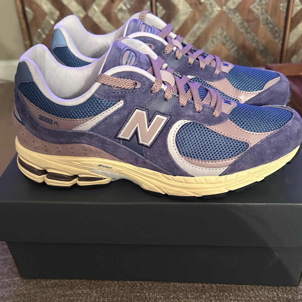 New Balance 2002r  Blue and Purple Sneakers